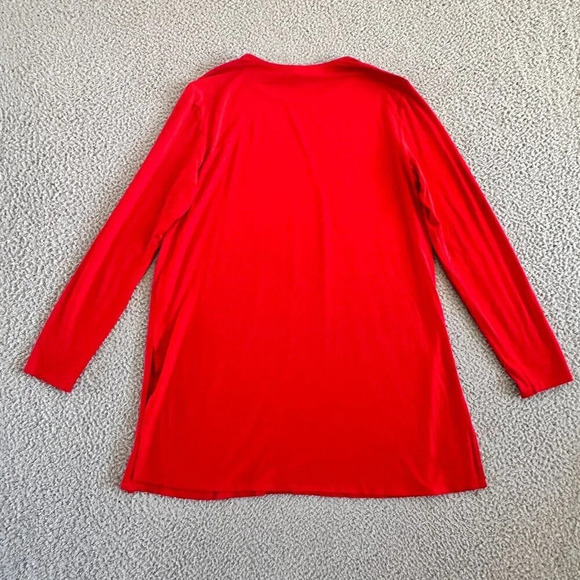 Eileen Fisher Tunic Long Sleeve Side Slits Straight Hem - Picture 13 of 16